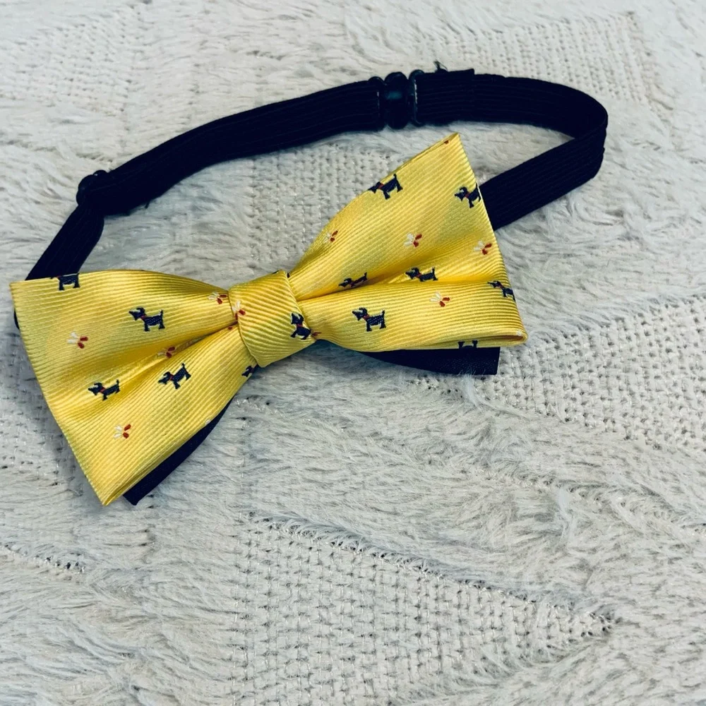 Yellow Doggie Kids Bow Tie
